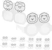 Beavorty 30Pcs DIY Blank Glasses for Painting Fun Graffiti Glasses for Art Projects and for Adults Create Your Own Unique Party Accessories