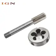 22LR 223 5.56 9mm Right Hand Thread 1/2"-28 Tap And Die Set (1/2" X 28)