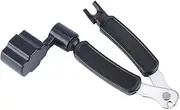 DODOMI Professional Guitar String Winder Cutter and Bridge Pin Puller, Guitar Repair Tool Functional 3 in 1 (Black)