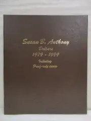 Dansco Coin Album #8180 Susan B Anthony SBA Dollars 1979-1999 w/ Proofs (P D S)