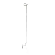 Obriens Electric Fencing White Single Pigtail Post