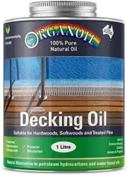Pure Natural Plant Tung Oil Decking Oil Red 1L