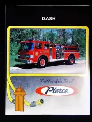 Vintage Pierce Fire Truck Print Ad Brochures DASH