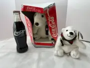 Coca Cola Bears and Bottle Collection Bear in Box Bear out of Box and Coca Cola