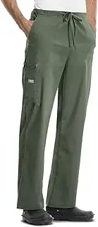 [Cherokee] Mens 4043BT Premium Core Stretch Unisex Cargo Scrubs Pant Medical Scrubs Pants - Gray - XX-Large