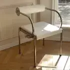 Tubular Postmodern Chrome Armchair