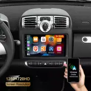 For Benz Smart Fortwo 2005-2010 Carpplay Android 12 Car Radio Stereo GPS Navi