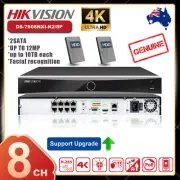 Hikvision 8CH NVR DS-7608NXI-K2/8P 8POE 12MP Acusense Video Recorder With HDD