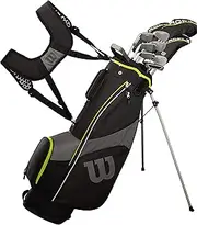 [WILSON] Golf Profile SGI Men's Complete Golf Set ? Teen, Left Hand,Black/Yellow (Teen)