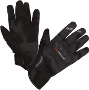 Modeka Sonora Motocycle Gloves, black-red, Size 3XL for Men Black Red