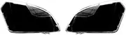 CLZCNQLX Left and Right Car Headlight Glass Cover Compatible for Nissan Qashqai J10 2006-2013 Clear Headlamp Head Light Lens Covers Styling