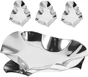 NOLITOY Oyster Plate Sauce Bowl Holder Set Scallop Grilling Shells for Kitchen Organization