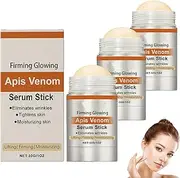 FirmGlow Apis Venom Serum Stick, Advanced Firming and Wrinkle Reducing Cream, Bee Venom Wrinkle Removal Cream, Plumping and Firming Skin, Improves Elasticity and Sagging (3pcs)