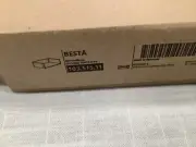 IKEA BESTA Walnut Effect Light Gray Drawer Frame 23 5/8x5 7/8x15 3/4 "