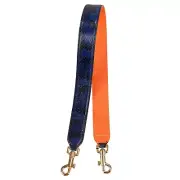Dolce & Gabbana Leather Shoulder Strap Bag Strap Orange Blue Gold 12820