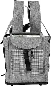 Portable Oxygen Concentrator Backpack with Mesh Panels - Lightweight Water-Resistant Design, Breathable Carrying Bag for Medical Equipment (GRAY)
