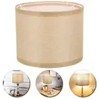 Linen Lampshade Child Small for Nightstand Floor Cilindric Shades