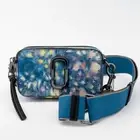 Marc Jacobs Snapshot Bag Watercolor Camera Shoulder Tie Dye Blue