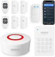 Kit de 9 piezas de sistema de alarma inalámbrico para el hogar con Alexa