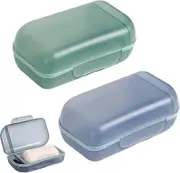 Plastic Soap Box Travel Soap Dish With Lid Waterproof Althee Soap Box Sealed Portable