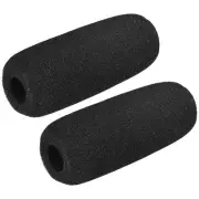2PCS Foam Mic Cover Microphone Windscreen Shield Protection 126mm Long