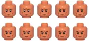 Lego Star Wars Nougat Clone Trooper Heads Lot of x10 Minifigure 2020 New Style