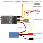 6-channel Receiver Remote Control Receiver for Radio RC Car Truck Buggy Boat
