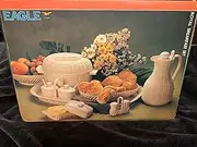 Eagle Royal Breakfast Set, Complete Dining Service with Jug, Casserole, Butter Dish, Salt and Pepper Shakers, Bread and Fruit Baskets