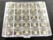 1X Plastic Sewing Machine Bobbin Storage Box with 55623S - 25pcs