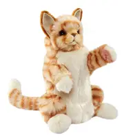Hansa - Ginger Cat Puppet 30cm