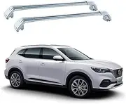 FTAPACCE 2PCS Crossbar Cross Bars Fits for MG HS EHS HS EV 2018-2023 Luggage Carrier Roof Rack Rail Carrier Lockable, Silver (Roof Rack Rail Cross Bar)