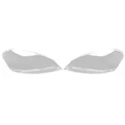 Left + Right Headlight Lens Cover Front Headlight Lampshade Lamp Shell Clear for XC60 2009 2010 2012 2013 Transparent
