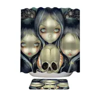 Dark Art Senseless Prophecy Missing a Key Sense Shower Curtain