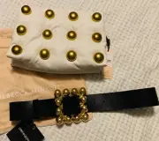 Rebecca Minkoff Purse & Cynthia Rowley Designer Belt