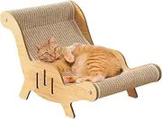 Cat Lounger Scraper, Kitten Scratches Recliner Chair | Indoor Scratch Pad for Cat Chair Furniture Multifunctional Sisal Scrubber Bed