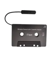 Cassette Adapter Car Bluetooth Audio Receiver Work While Charging Support TF ...