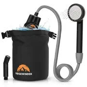10L Dry Bag Shower Portable Camping Shower , Rechargeable Battery Camp Storage
