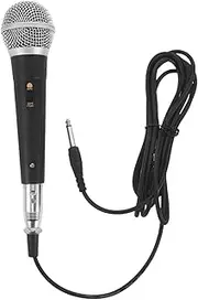 HONITANO Handheld Wired Microphone for Karaoke and Vocal Performance Dynamic Cardioid Mic with Wide Frequency Response Plug and Play for Ktv and Public Speaking Includes Pop
