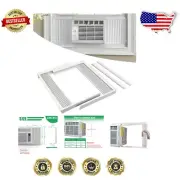 Durable Window AC Side Panel with Frame for 22,000 BTU Units - Noise Reduction