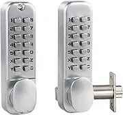MUTEX MX920 Double Keypad Mechanical 14 Key Combination Lock, Keyless Entry Security for Home Gates, Fences, Windows, Hotel Airbnb