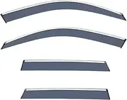 Compatible for BMW X5 1999-2022 E53 E70 F15 G05 Window Visor Accessories Deflectors Windows Rain Visor Visor Sun Rain Smoke Window Wind