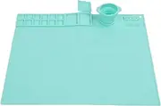 Silicone Craft Mat for Kids Multifunctional Washable Art Mat with Cup, Non Slip Children Painting Mat for Artistic Work, DIY Crafts, Drawing, and Creative Projects