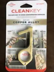 KEYSMART CLEANKEY Kills 99.9% of Bacteria Tool Brass Key Touch Screens NEW!