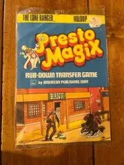 VINTAGE SEALED 1981 "PRESTO MAGIX HOLDUP RUB-DOWN TRANSFER GAME NEW