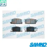BRAKE PAD SET DISC BRAKE 5SP287 FOR ISUZU CAMPO G200N 2.0L 4cyl CAMPO