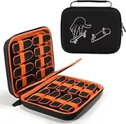 Klawdsky Fingerboard Case, Fingerboard Carrying Case for Teck Deck Ultra DLX Finger Skateboards, Fingerboard Storage Case Compatible with 16pcs Mini Skateboards (Case Only)
