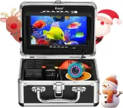 7'' Waterproof Underwater Fishing Camera with 1000TVL LCD Monitor & LED Lights