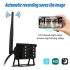 WIFI 12V-24V Wireless Backup Camera Waterproof HD IR Night Vision Reverse Camera