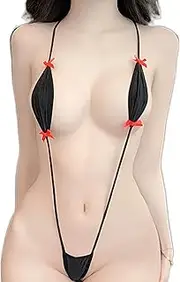 [ST.Manrdy] Women's Micro Monokini Slinghot Swimsuit with G-String -Micro Bikini Extreme Slutty