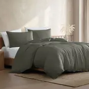 Ardor Boardwalk Quilt Cover Home Bedding Sheet Set w/ Pillowcase - Green